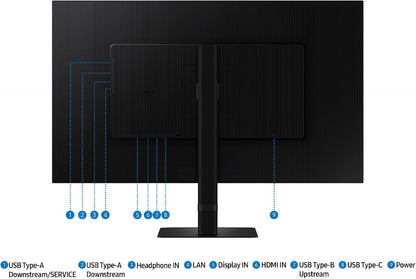 Samsung 32-in S8 (S90UD) 4K UHD LED Computer Monitor - LS32D804UANXGO