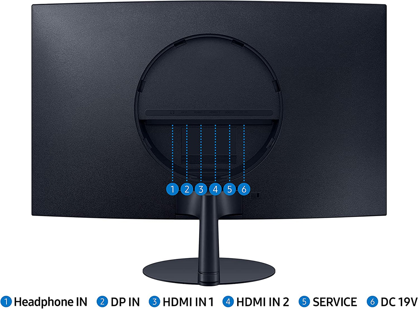 (Open Box) Samsung 27-in S39C Series FHD Curved Gaming Monitor, 75Hz, LS27C392EANXGO (2023)