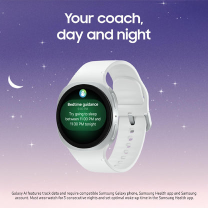 Samsung Galaxy Watch8 Aluminum Smartwatch 44mm BT - White - (2025, SM-L330NZSAXAA)