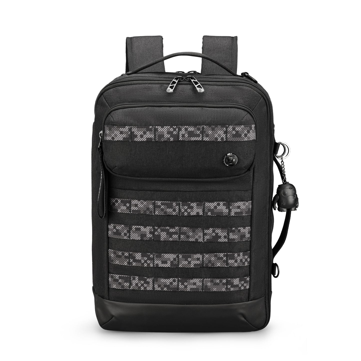 Swissdigital BERG Black Hybrid Briefcase