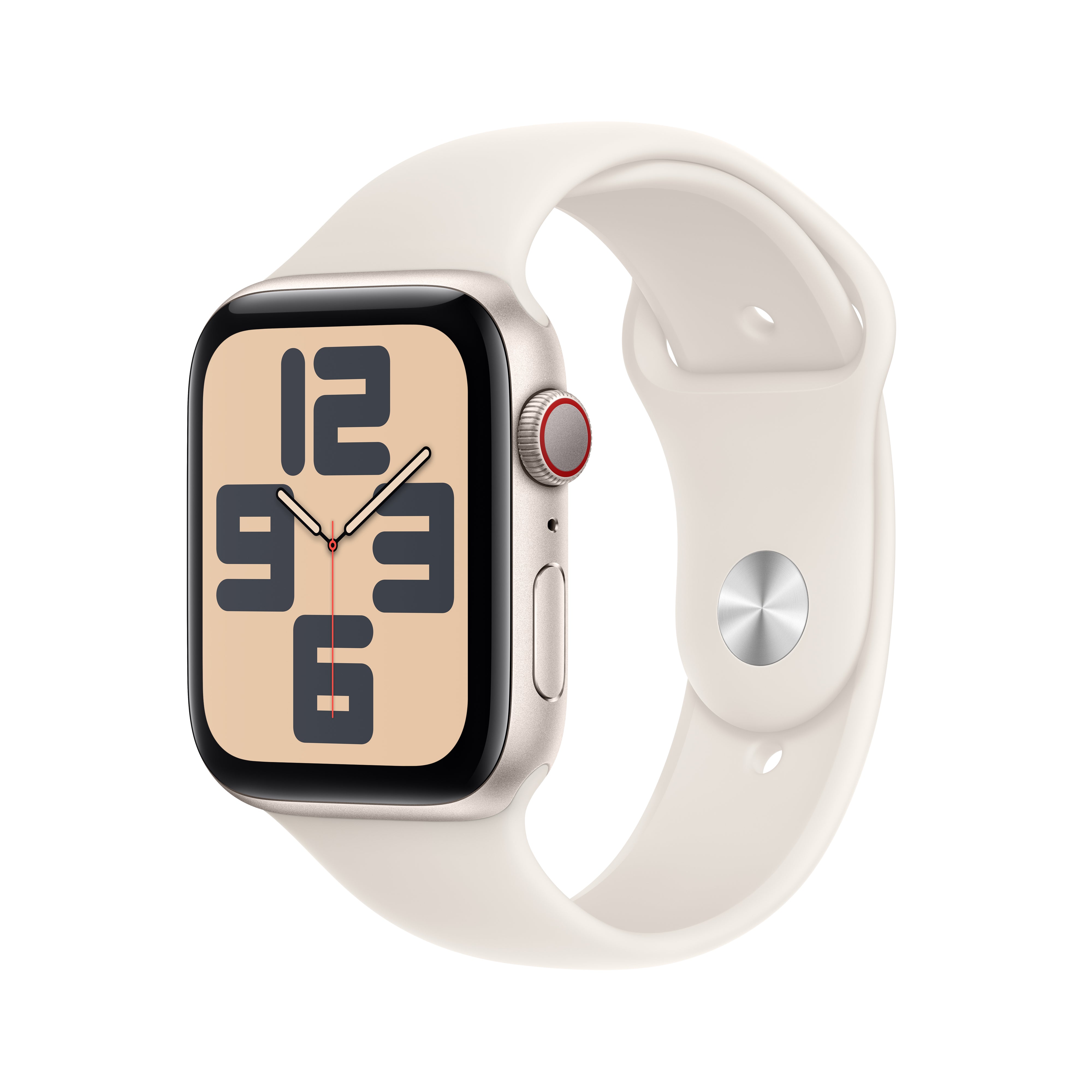 Apple Watch SE GPS + Cellular 44mm Starlight Aluminum Case