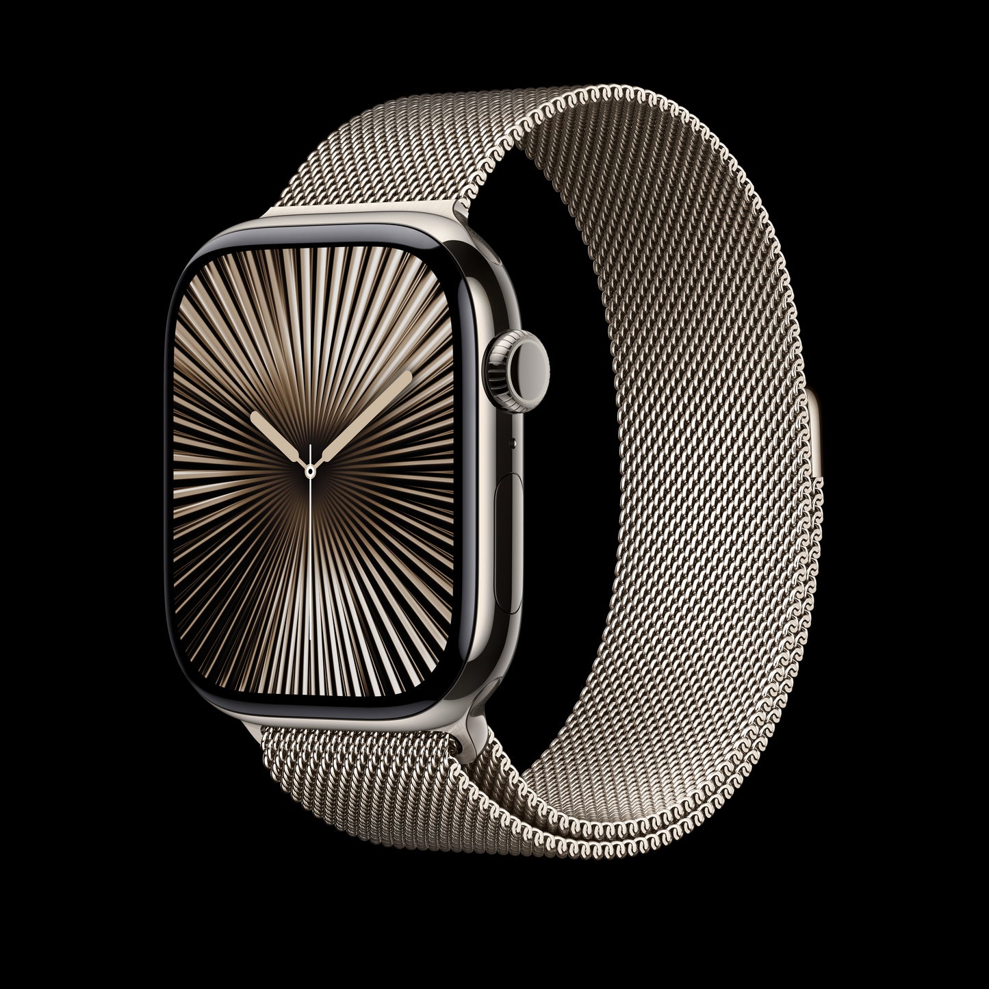 Apple 46mm Natural Milanese Loop - M/L - MXMQ3AM/A (2024)