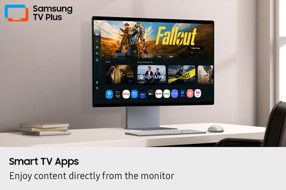 (Open Box) Samsung 32-in Smart Monitor M9 M90SF 4K OLED Samsung Vision AI - Black - LS32FM902SNXZA