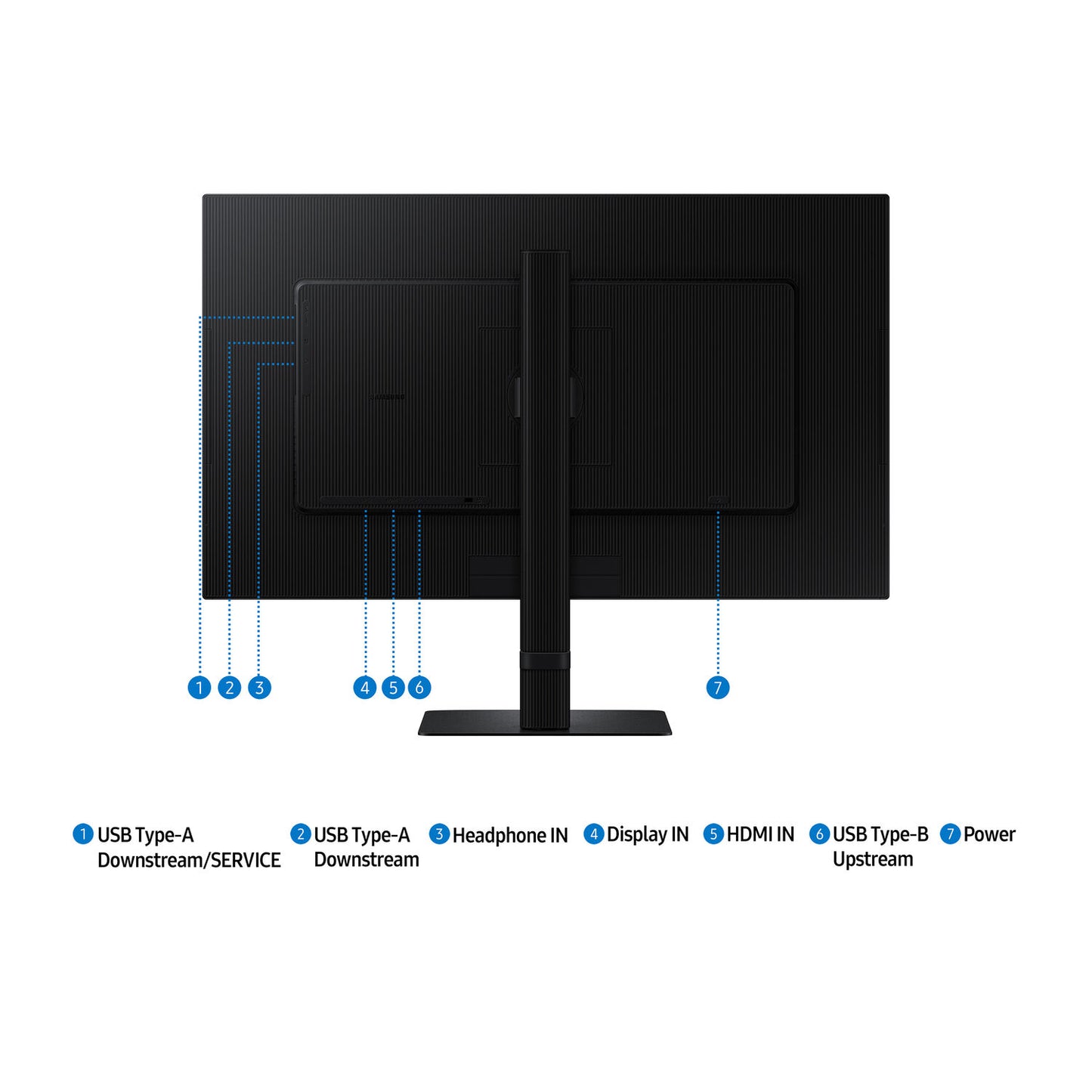 Samsung 27-in ViewFinity S8 (S80D) 4K UHD HDR10 High Resolution Computer Monitor with Ergonomic Stand - LS27D802EANXGO