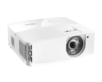 Optoma UHD35STx Short Throw True 4K UHD Gaming and Home Entertainment Projector 3500 Lumens, 240Hz Refresh, 4ms Response