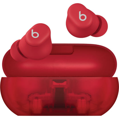 Beats Solo Buds - True Wireless Earbuds - Transparent Red