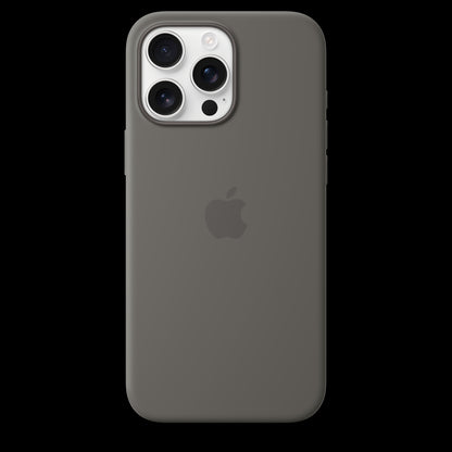 Apple iPhone 16 Pro Max Silicone Case with MagSafe - Stone Gray - MYYV3ZM/A (2024)