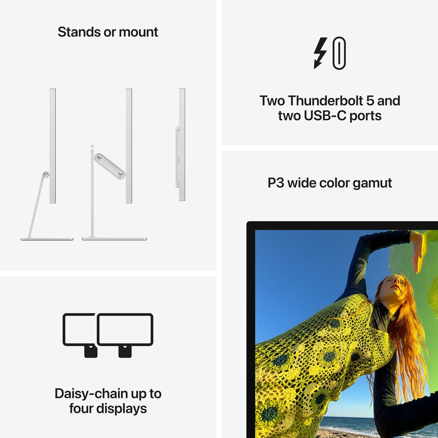 Apple Studio Display - Nano-texture glass - Tilt-adjustable stand - MFF24LL/A - (2026)