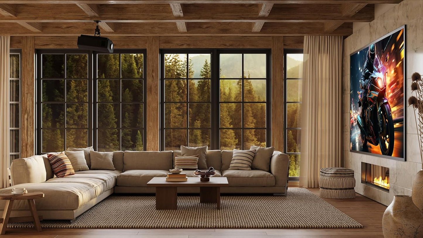 Sony BRAVIA Projector 8 - 4K HDR Laser Home Theater Projector with Native 4K SXRD Panel (VPL-XW6100ES), Black