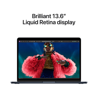 (CTO) Apple MacBook Air 13-in M3 8C CPU - 10C GPU, 8GB, 256GB, Midnight, 35W Dual - (Spring 2024) - Z1BC001A7