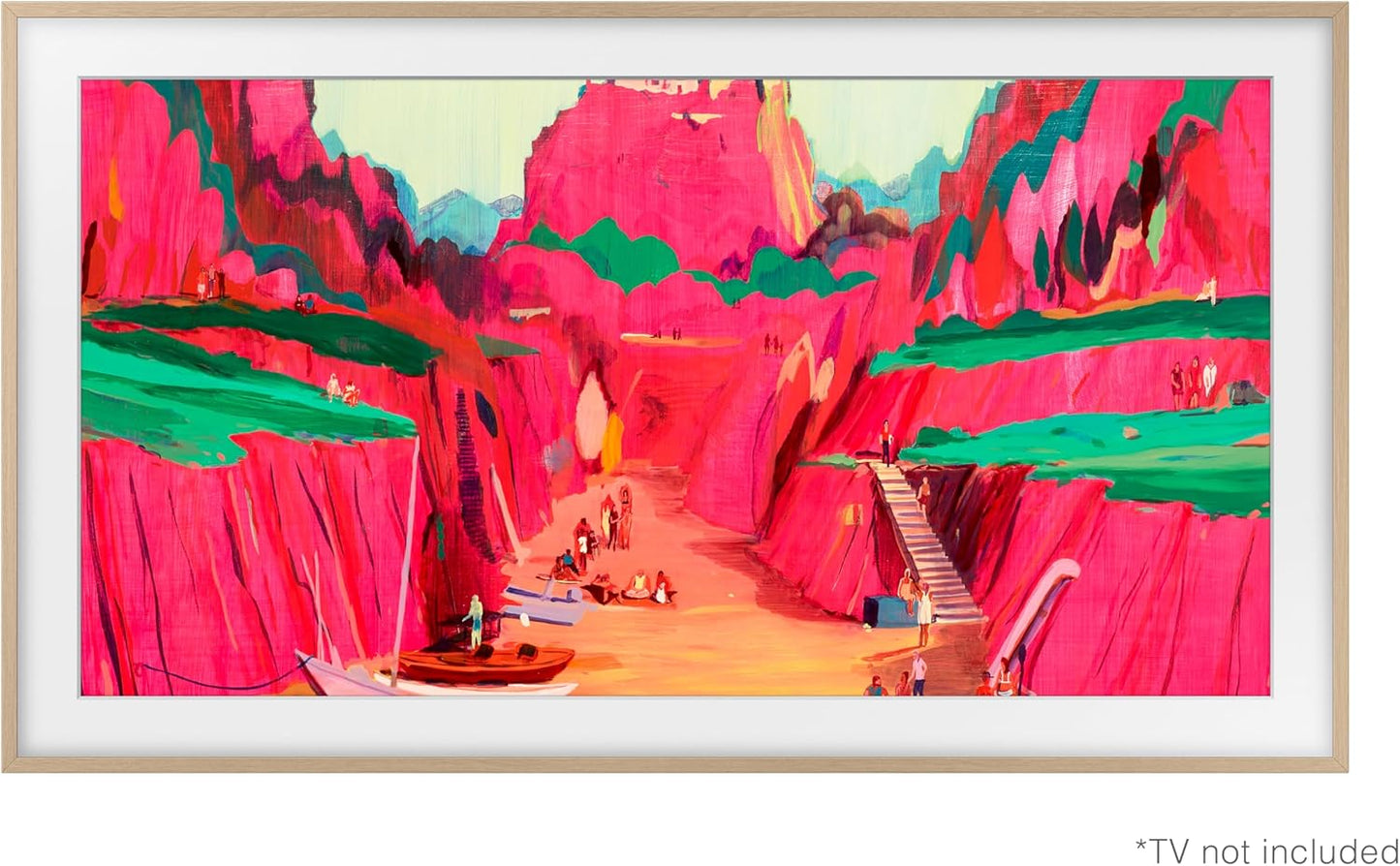 Samsung 65-in The Frame Customizable Bezel - Modern Teak - VG-SCFF65TKBZA - (2025)