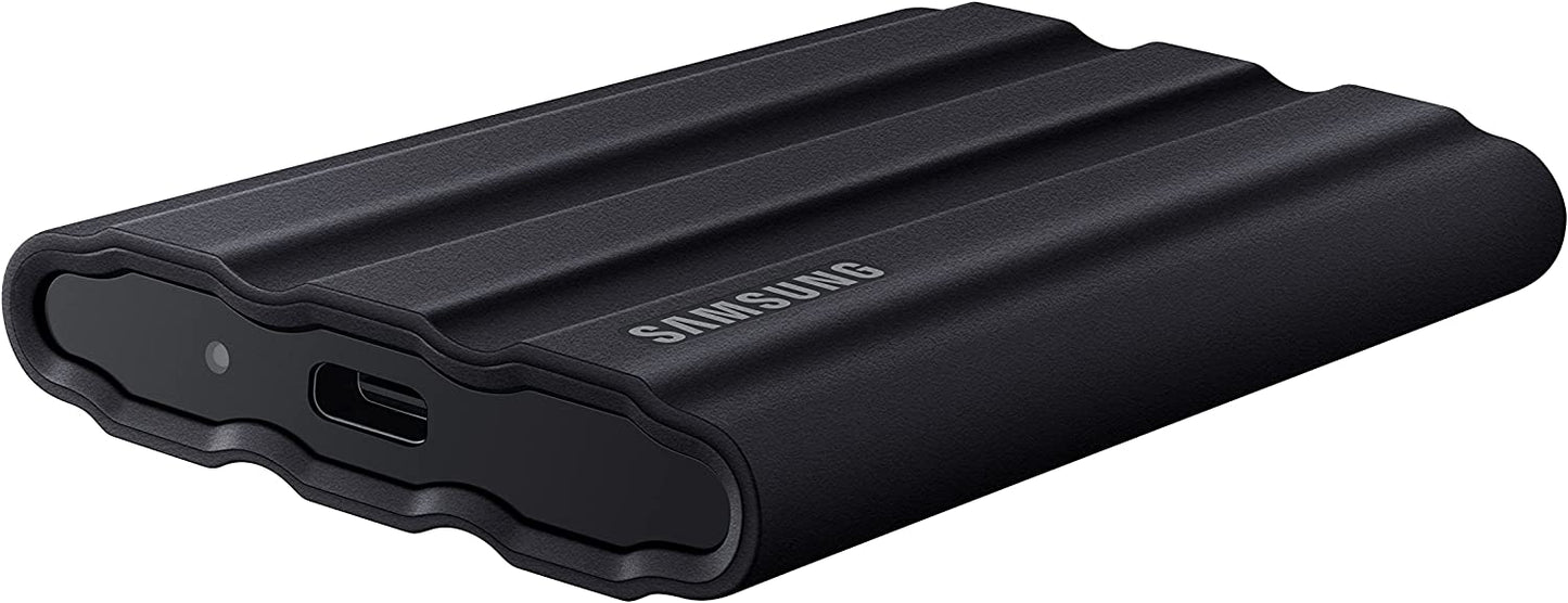 (Open Box) Samsung T7 Shield Water Resistant SSD Portable Hard Drive 1TB - Black