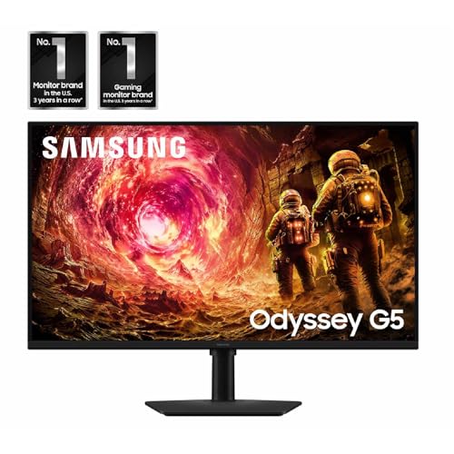Samsung 27-in QHD, IPS, 180Hz, 1ms, G-Sync - LS27FG502ENXZA