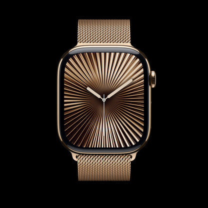 Apple 46mm Gold Milanese Loop - M/L - MXMR3AM/A (2024)