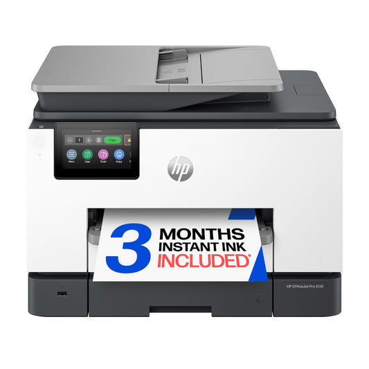 HP OfficeJet Pro 9135 Wireless All-in-One Color Inkjet Printer, Print, Scan, Copy, Fax, ADF, Duplex Print/scan - C2WM0A#B1H