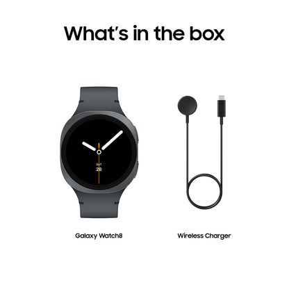 Samsung Galaxy Watch8 Aluminum Smartwatch 40mm BT - Graphite - (2025, SM-L320NDAAXAA)