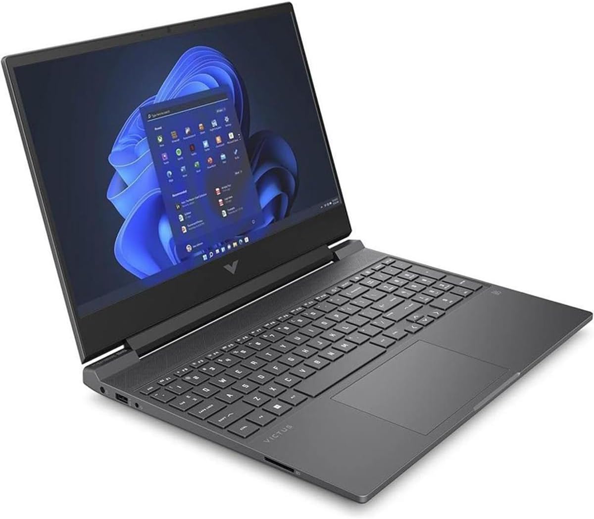 (Open Box) HP Victus 15.6-in Gaming Laptop Computer - i5-12450H, 512GB SSD, 8GB RAM (15-fa1200nr, Black)