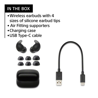 (Open Box) Sony LinkBuds Fit Wireless Noise Canceling Earbud Headphones - White - WFLS910N/W