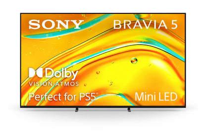 Sony BRAVIA 5 65-in 4K Mini LED Smart TV, 120hz K-65XR50 (2025)