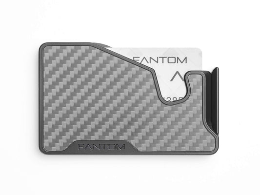 Fantom X Wallet | Extra Slim for 4 to 7 Cards | Carbon Fiber