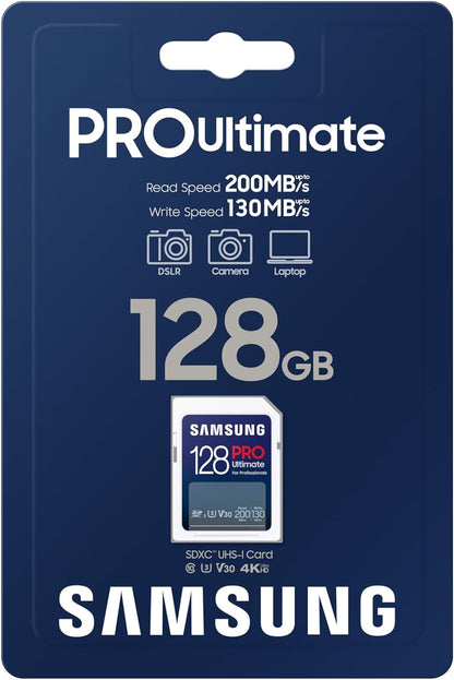 Samsung 128GB Pro Ultimate SD Card (Full Size)