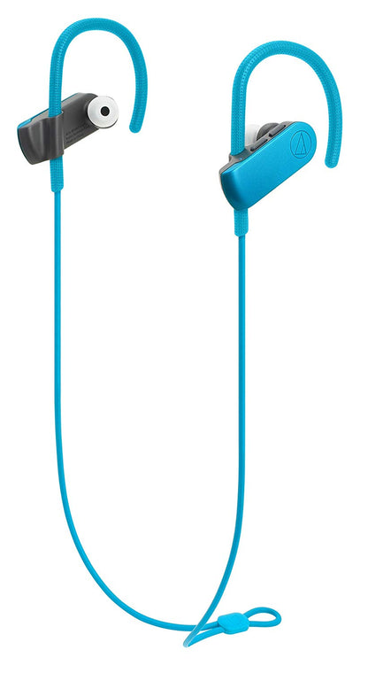 (Open Box) Audio-Technica ATH-SPORT50BT SonicSport Wireless In-Ear Headphones, Blue