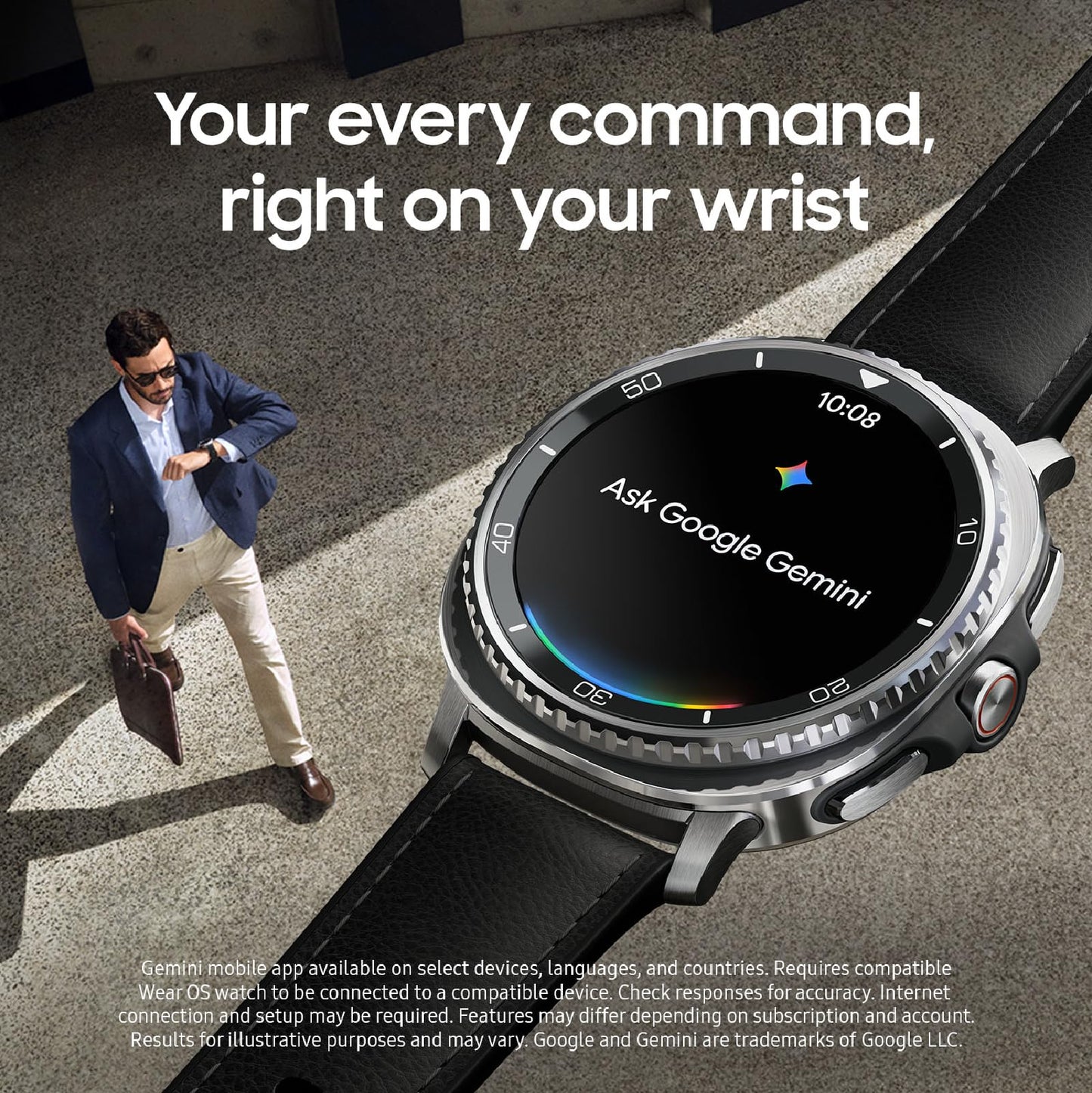 Samsung Galaxy Watch8 Cellular LTE Classic Stainless Steel Smartwatch 46mm BT - Black - (2025, SM-L505UZKAXAA)