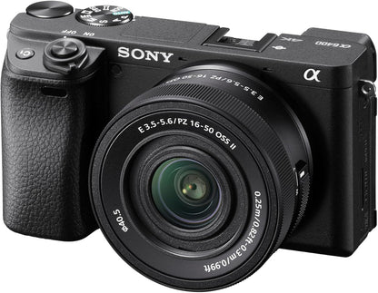 Sony Alpha a6400 with 16-50mm DSLR Camera - ILCE6400KB