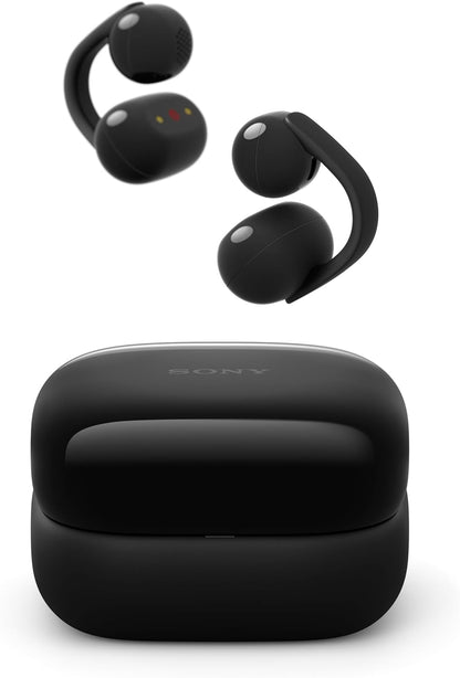 Sony LinkBuds Clip Open-Ear Truly Wireless Earbuds, Black - WFLC900/B w 27-Month Axiom Device Care Program