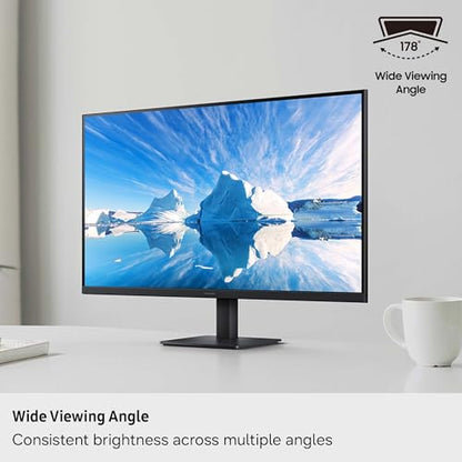 Samsung 32-in Computer Monitor - UHD, VA, 60Hz, 1HDMI, 1DP, Simple Stand, Slim Design - LS32H704EANXZA (2026)