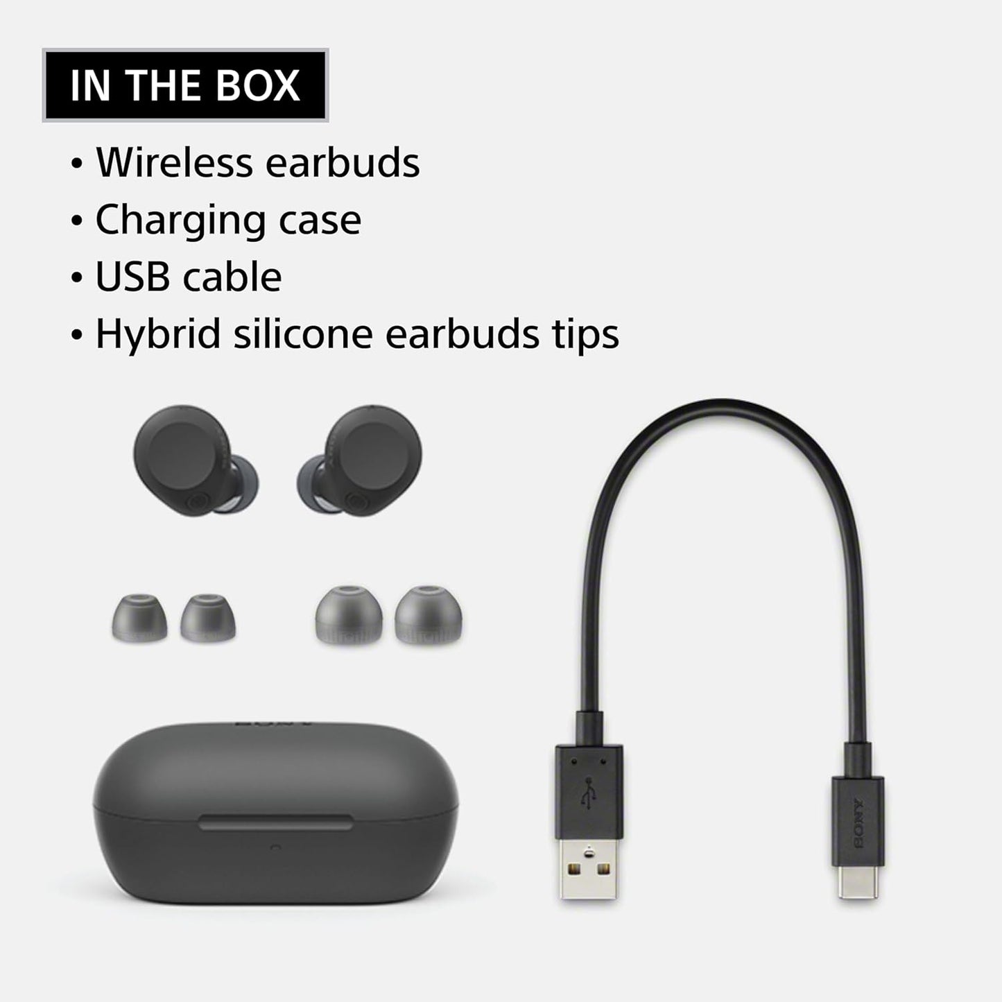 Sony WF-C710N Truly Wireless Noise Canceling Earbuds | White