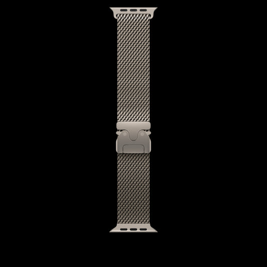 Apple 49mm Natural Titanium Milanese Loop - Medium - MXKD3AM/A (2024)