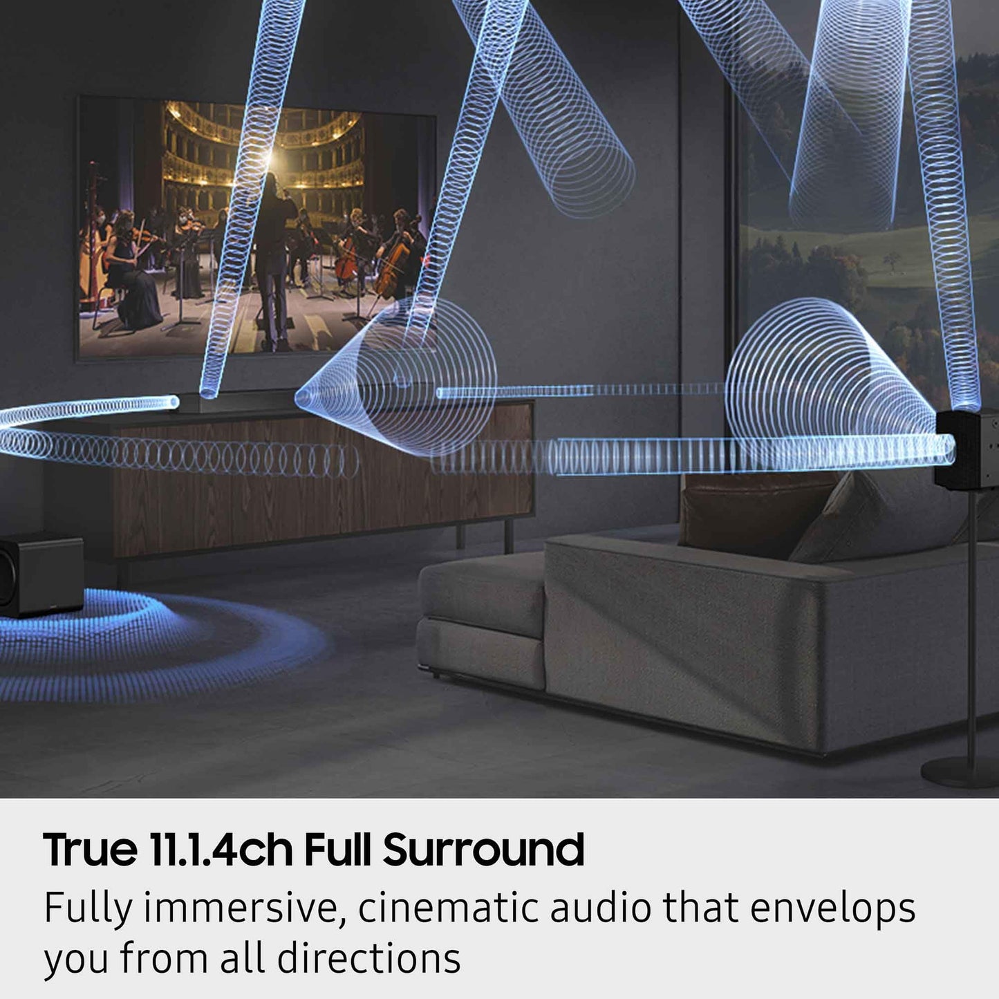 Samsung HW-Q990F 11.1.4 Channel Soundbar, 756W Dolby ATMOS 5.1ch (2025)