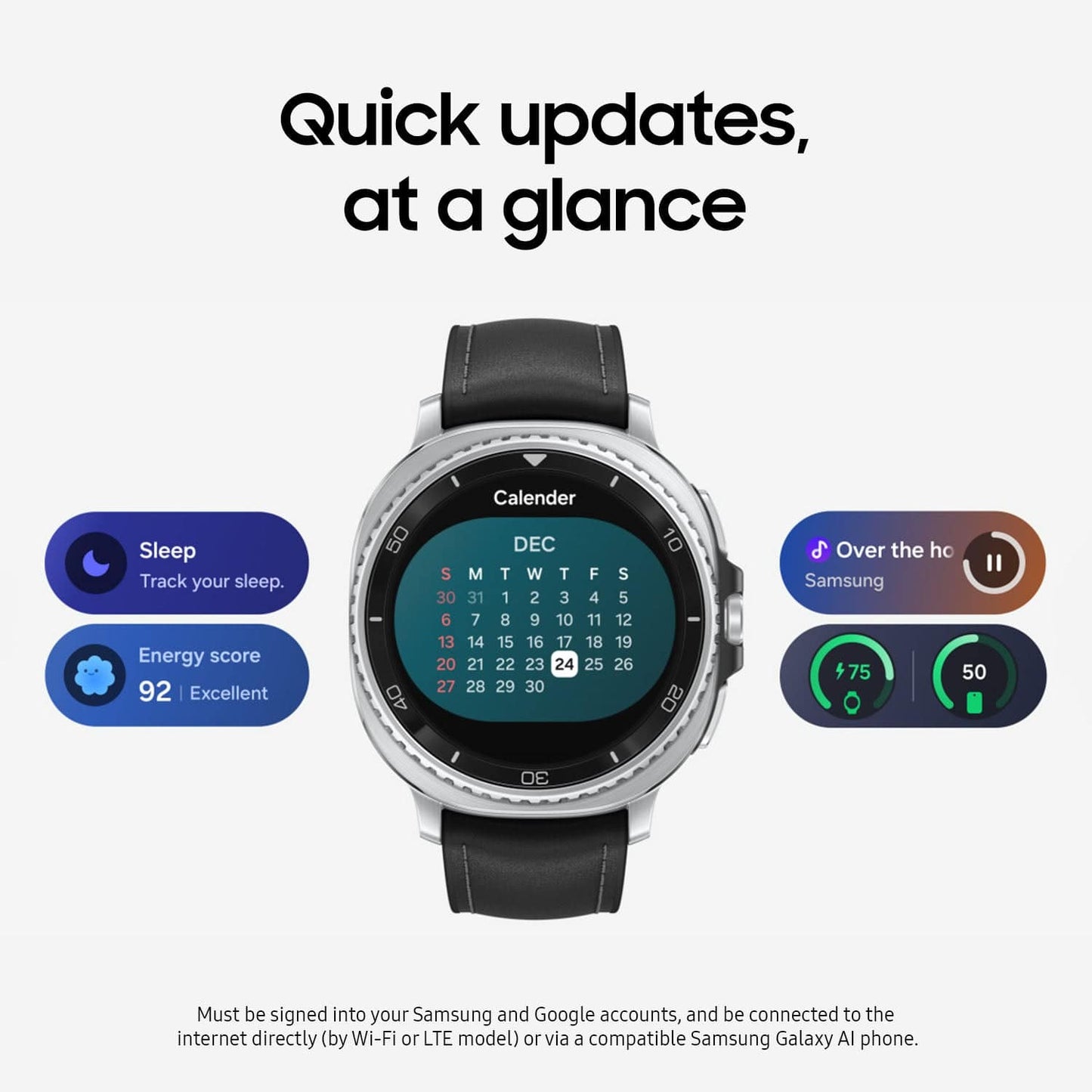 Samsung Galaxy Watch8 Classic Stainless Steel Smartwatch 46mm BT - Black - (2025, SM-L500NZKAXAA)