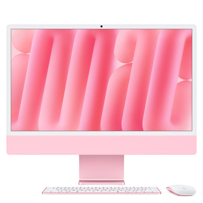 (Open Box) Apple 24-inch iMac with Retina 4.5K display: M4 chip w 8C CPU / 8C GPU, 256GB SSD, 16GB Memory - Pink - MWUG3LL/A (Fall 2024)