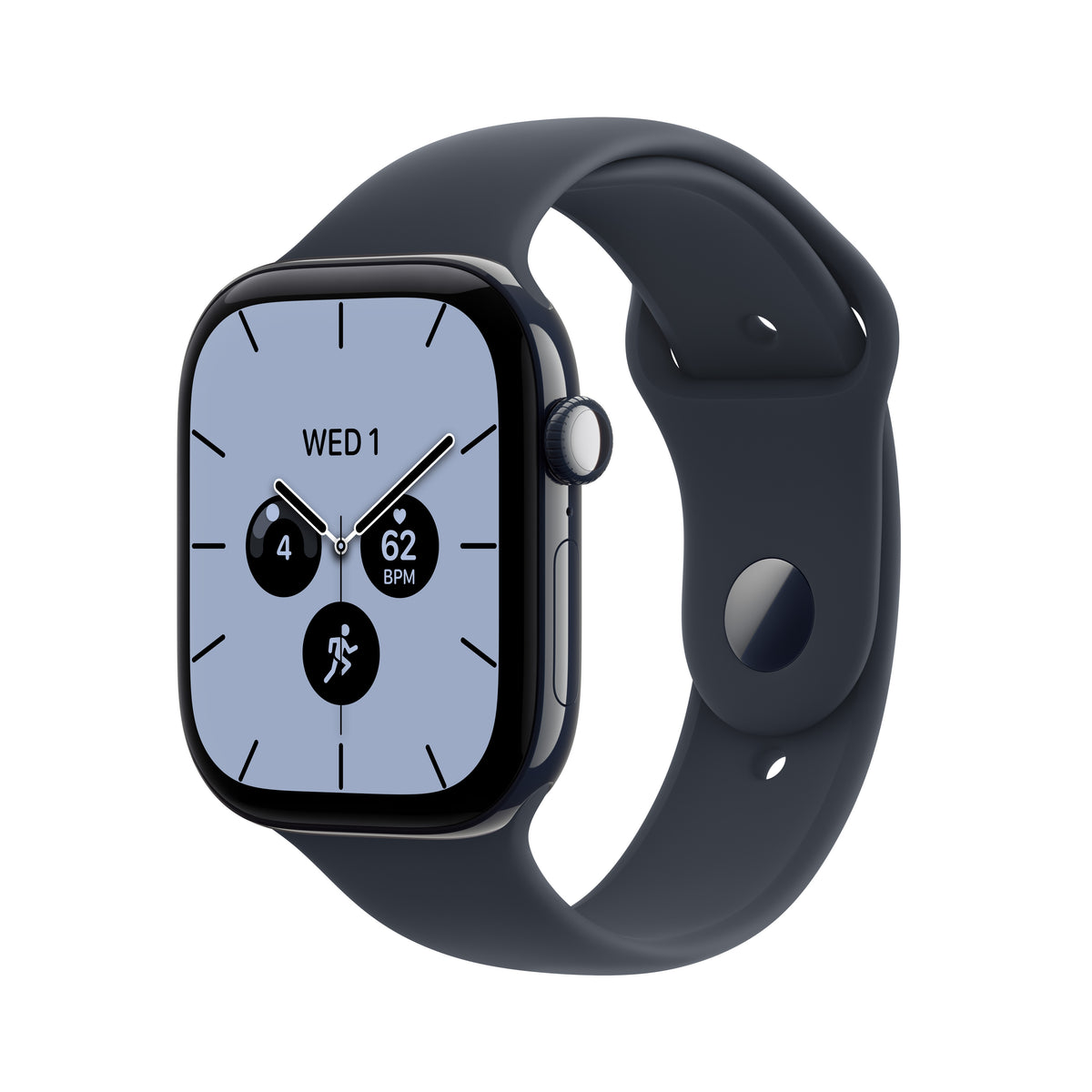 Apple Watch Series 12 GPS + Cellular 46mm Night Blue Ceramic Case with Navy Blue Sport Band - S/M - MJH34LS/A (2026)