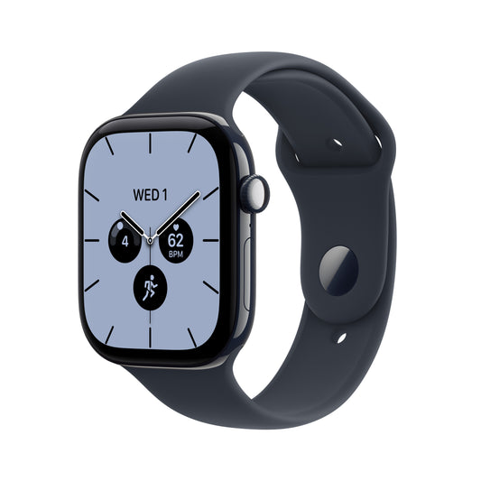 Apple Watch Series 12 GPS + Cellular 46mm Night Blue Ceramic Case with Navy Blue Sport Band - S/M - MJH34LS/A (2026)