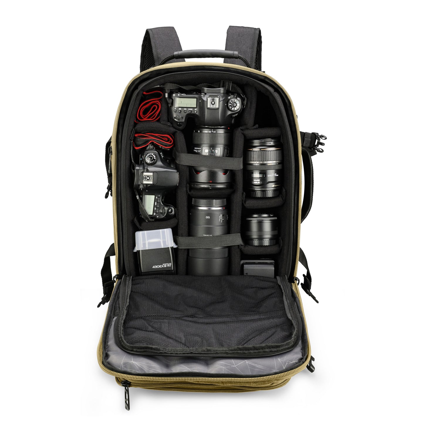 Swissdigital BERG PRO Dark Khaki XL Backpack | Camera Bag