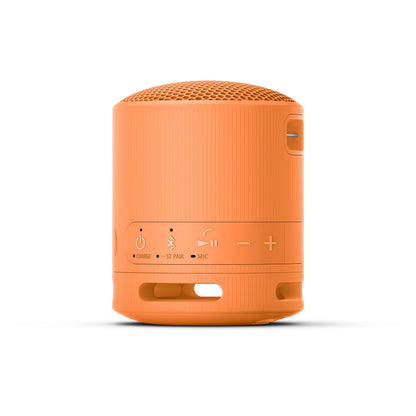 Sony SRS-XB100 Wireless Bluetooth Waterproof Speaker, 16 Hr Battery - Orange