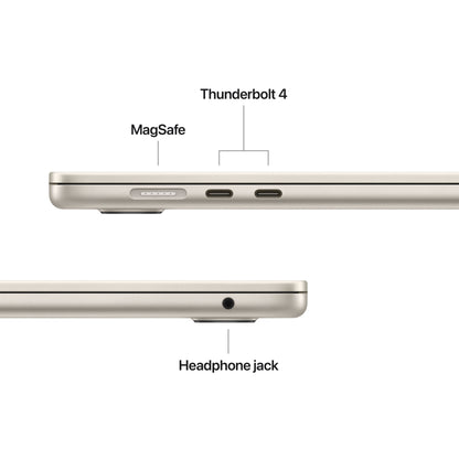 Apple 15-inch MacBook Air: Apple M5 chip w 10-core CPU - 10-core GPU, 512GB SSD, 16GB RAM - Starlight - MDVD4LL/A - (2026)