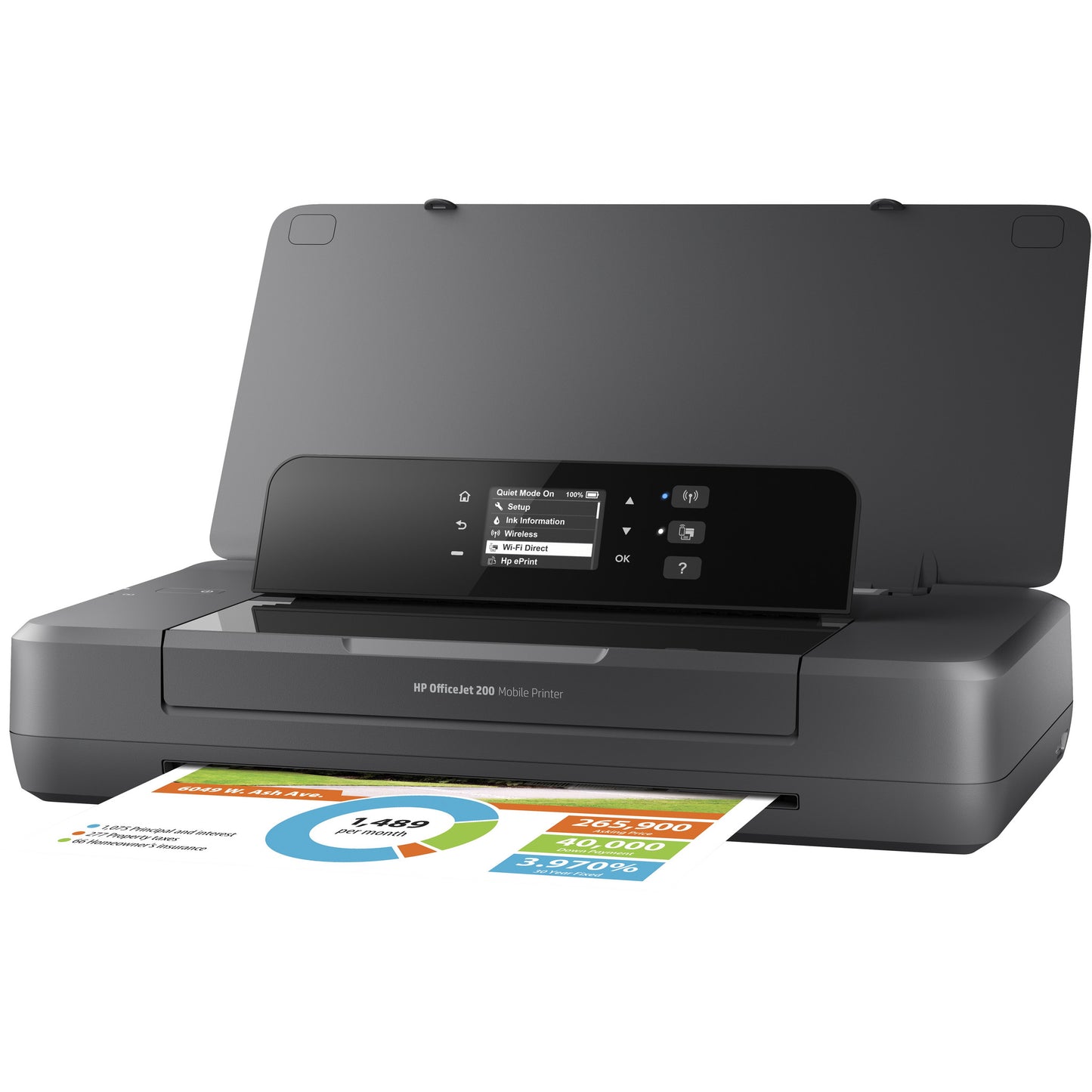 HP Officejet 200 Inkjet Printer - Color - 4800 x 1200 dpi Print