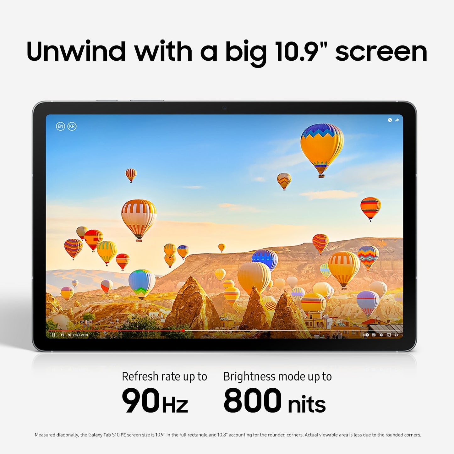 Samsung Galaxy Tab S10 FE 10.9" Tablet, 128 GB, Silver - SM-X520NZSAXAR