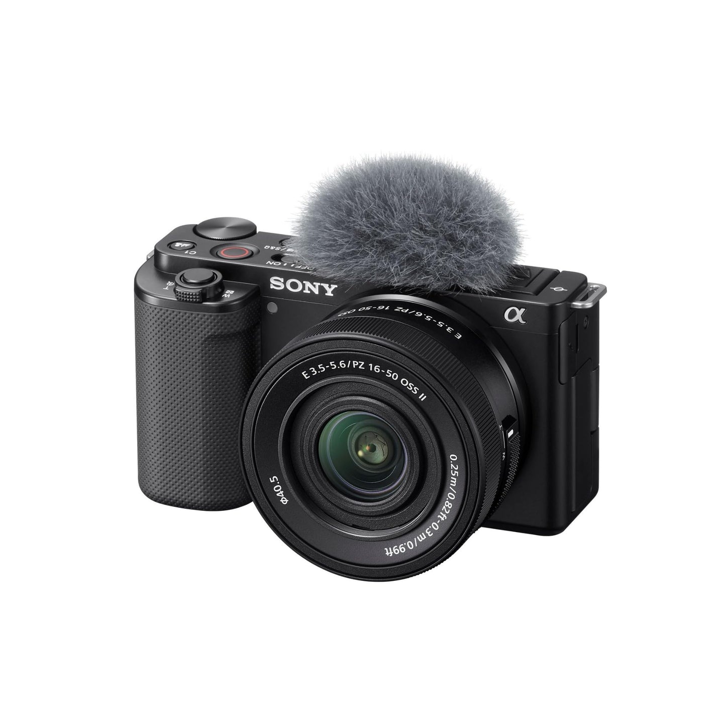Sony ZV-E10 Mirrorless Camera with E PZ 16-50mm F3.5-5.6 OSS II Lens (Black) - ZVE10KB