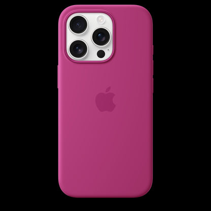 Apple iPhone 16 Pro Silicone Case with MagSafe - Fuchsia - MYYN3ZM/A (2024)