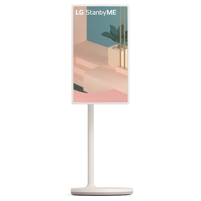 LG 27-in StanbyMe 1080p Portable Touchscreen Computer Monitor 27ART10AKPL, Calming Beige