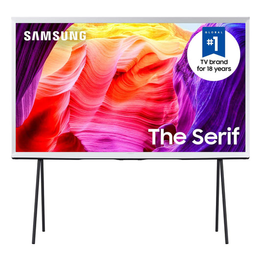 SAMSUNG 65-in QLED 4K The Serif LS01D Series Quantum HDR Smart TV - QN65LS01DAFXZA (2024)