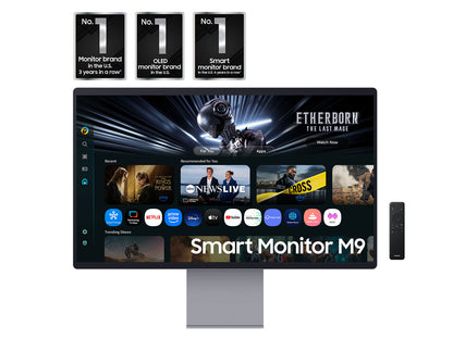 (Open Box) Samsung 32-in Smart Monitor M9 M90SF 4K OLED Samsung Vision AI - Black - LS32FM902SNXZA