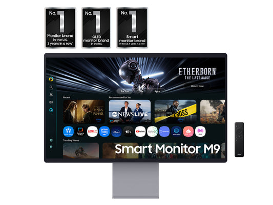 (Open Box) Samsung 32-in Smart Monitor M9 M90SF 4K OLED Samsung Vision AI - Black - LS32FM902SNXZA