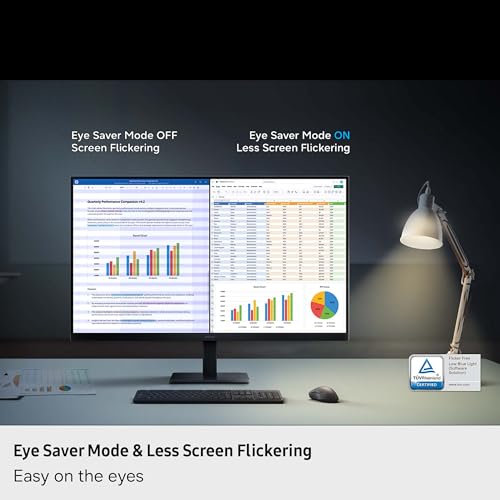 Samsung 27-in Computer Monitor - UHD, IPS, 60Hz, 1HDMI, 1DP, Simple Stand, Slim Design - LS27H70DEANXZA (2026)
