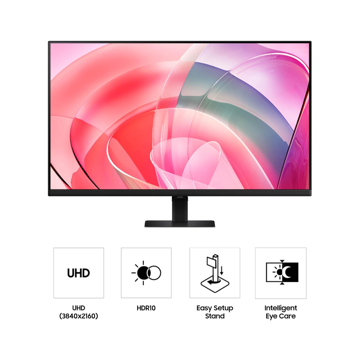 Samsung 32-in ViewFinity S7 (S70D) 4K UHD IPS HDR10 High Resolution Computer Monitor with Speaker - LS32D708EBNXGO